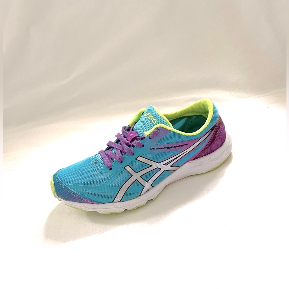 Asics Gel Hyper Speed Running Shoes Womens Size 8 Blue Purple